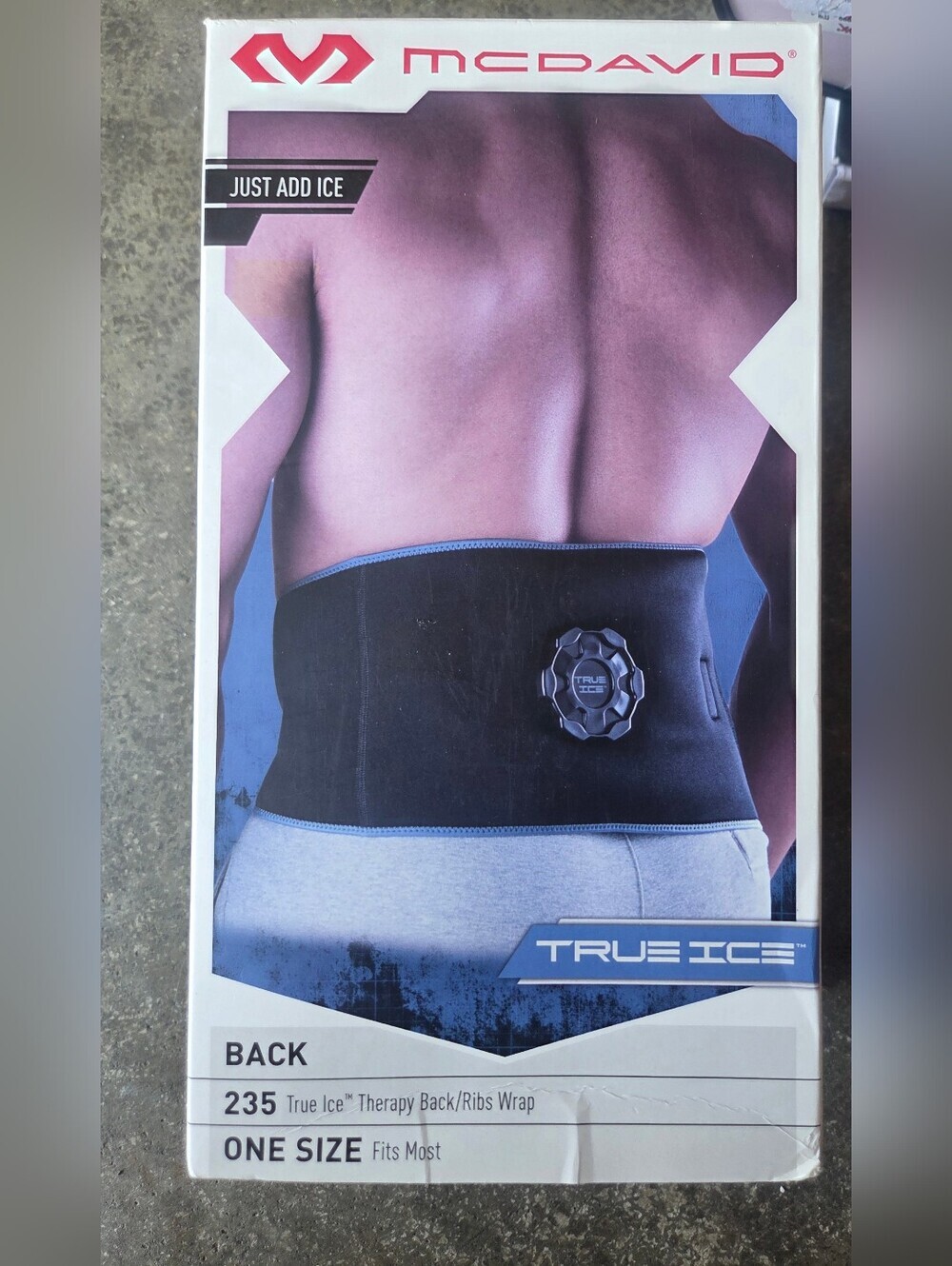 McDavid 235 True Ice Therapy Back/ribs Wrap NEW